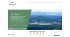 Desktop Screenshot of machuvkraj.cz